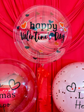 Burbuja mediana Valentines Day
