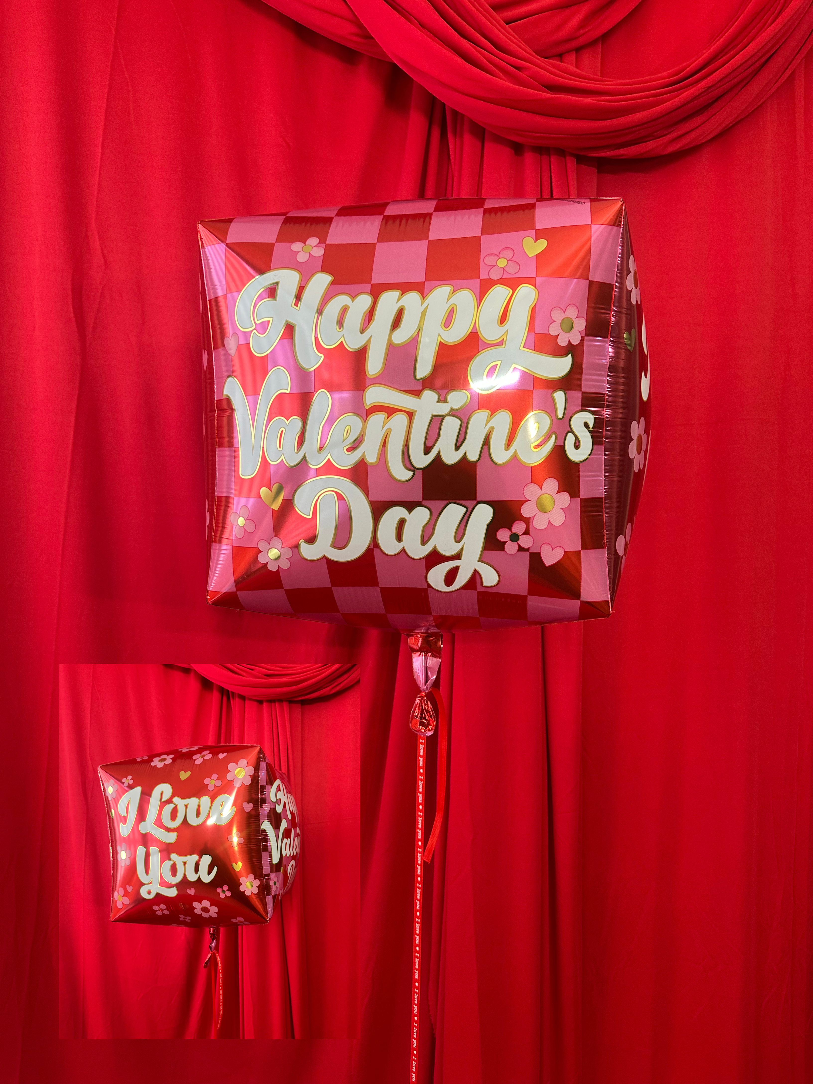 Esferas metálicas Valentines Day