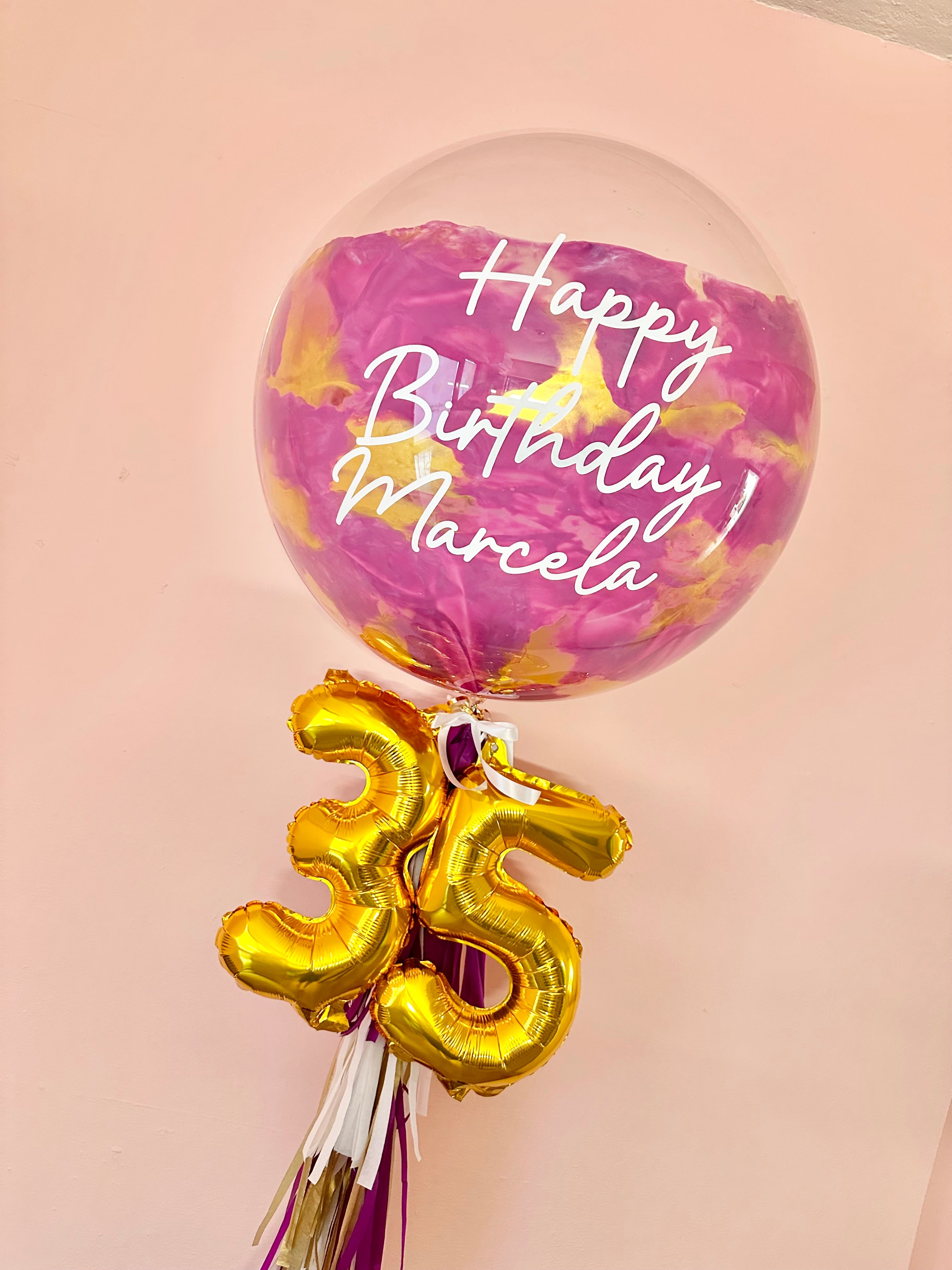 BURBUJA MEDIANA + NÚMEROS CHICOS